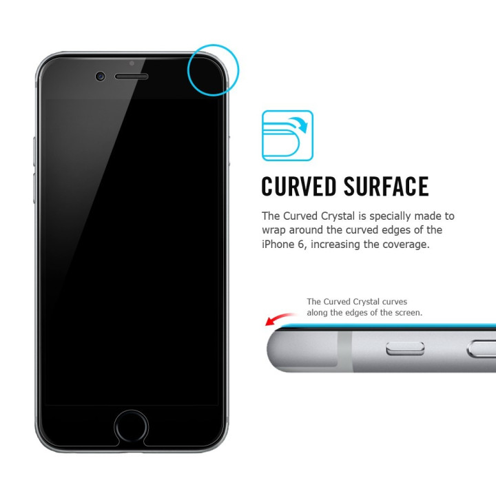 Spigen Steinheil Curved Crystal Clear iPhone 6