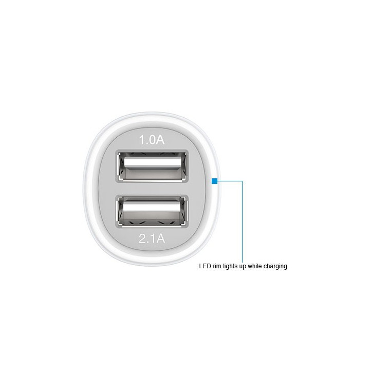Kanex 2-Port Car Charger + 2 Lightning Cables