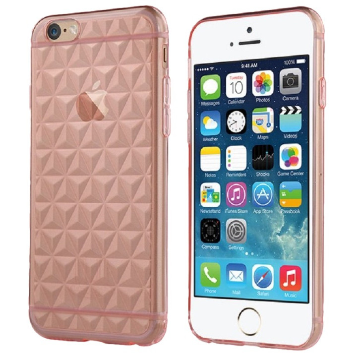 USAMS TPU Gelin Diamond Transparent Pink iPhone 6 Plus