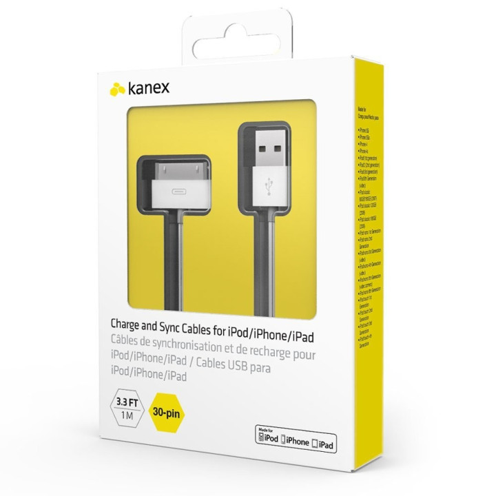 Kanex USB charging sync cable 30pin 0.9m