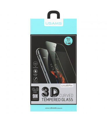 USAMS Tempered Glass 3D Curved iPhone 6+/6s+/7+