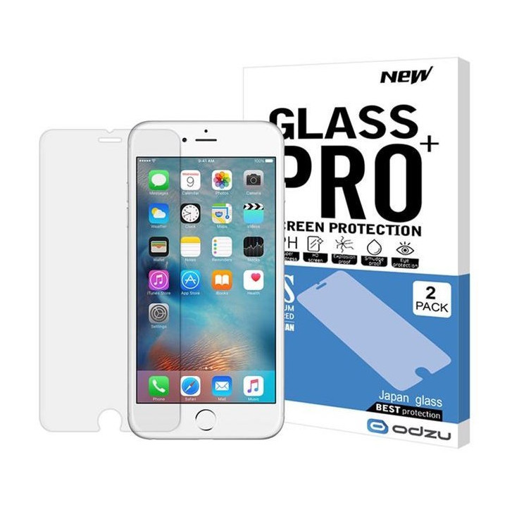 Odzu Glass Screen Protector iPhone 6+/6s+/7+ (2ks)