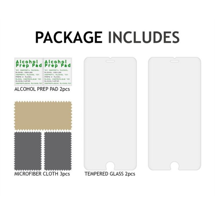Odzu Glass Screen Protector Phone 5/5s/SE (2ks)