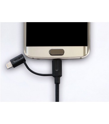 Kenu Tripline lightning micro-usb cable 1m