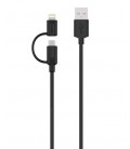 Kenu Tripline lightning micro-usb cable 1m