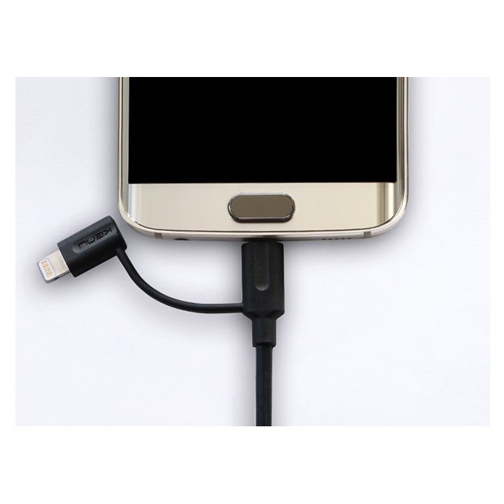 Kenu Tripline lightning micro-usb cable 1m