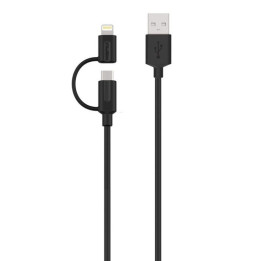 Kenu Tripline lightning micro-usb cable 1m