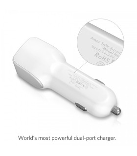 Anker 24W Dual-Port Rapid USB Car Charger