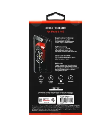 Ferrari Tempered Glass iPhone 6/6s/7