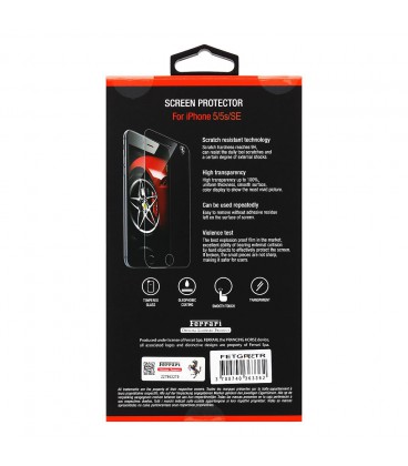 Ferrari Tempered Glass iPhone 5/5s/SE