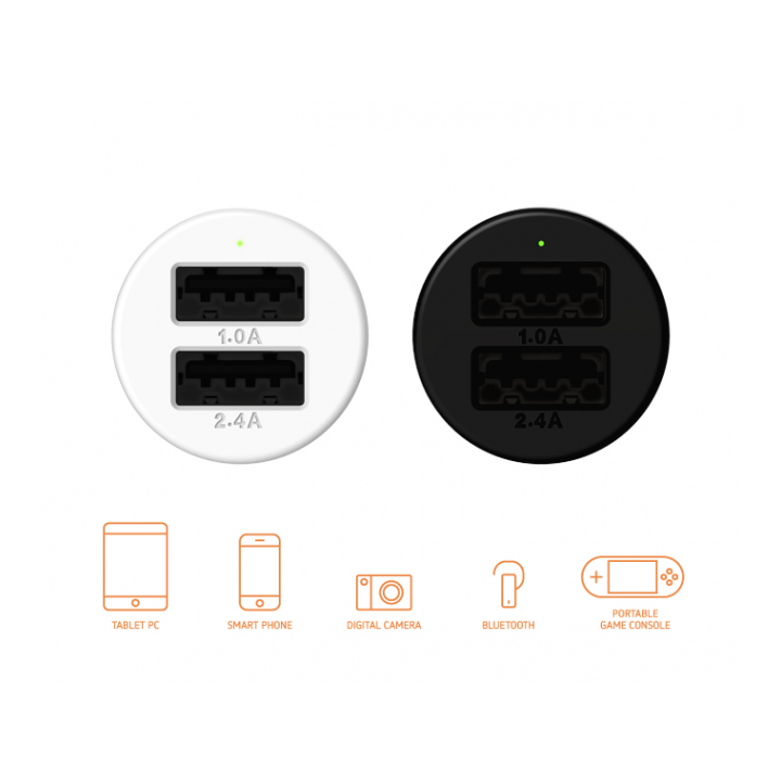 LAB.C 2 Port Car Charger A.L 3.4A