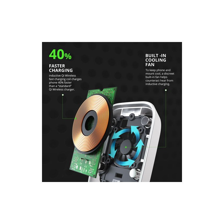 iOttie iTap Wireless Fast Charging Magnetic Mount