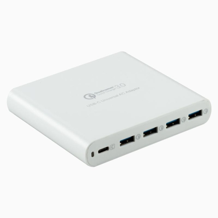 HyperJuice 80W USB-C Charger with 4 x QC 3.0 USB