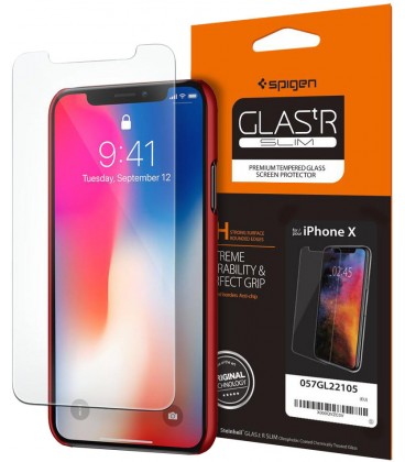 Spigen Screen Protector GLAS.tR SLIM iPhone X