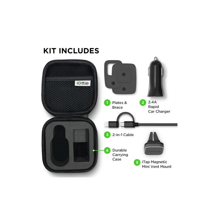 iOttie iTap Magnetic Mini and Charging Travel Kit