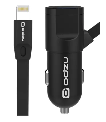Odzu Car Charger with MFi Lightning Cable