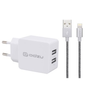 Odzu Wall Charger with MFi Lightning Cable