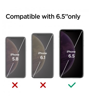 Spigen Glass FC HD black iPhone XS Max