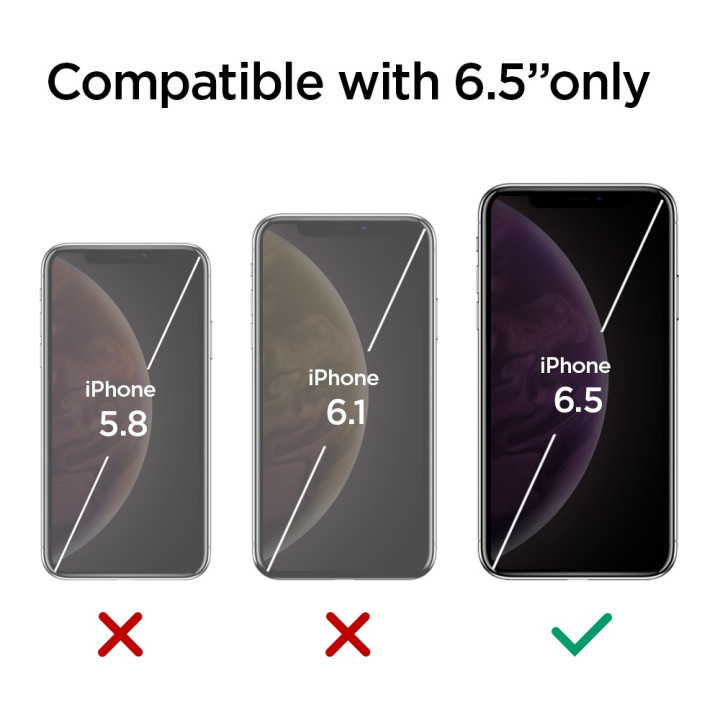 Spigen Glass FC HD black iPhone XS Max