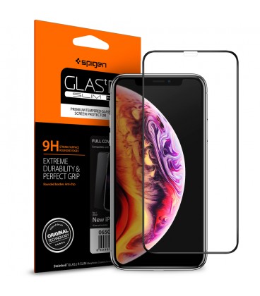 Spigen Glass FC HD black iPhone XS Max