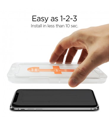 Spigen Glass GLAS.tR EZ Fit iPhone XS/X