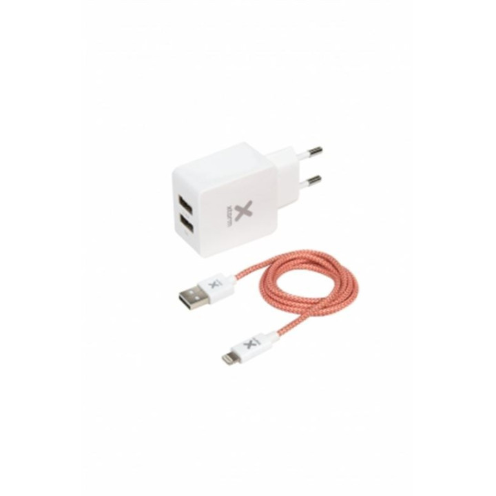 Xtorm AC Adapter 2x USB + Lightning cable 2.4A
