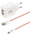 Xtorm AC Adapter 2x USB + Lightning cable 2.4A