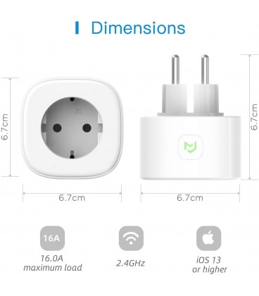 Meross Smart Plug Wi-Fi without energy monitor Apple HK