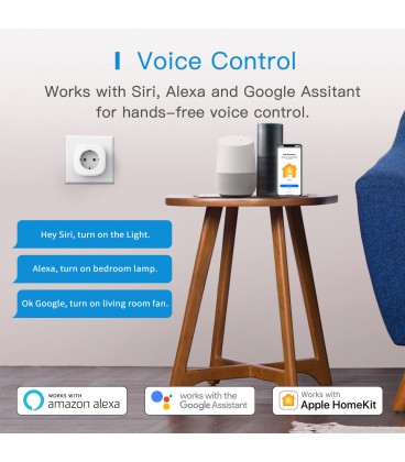 Meross Smart Plug Wi-Fi without energy monitor Apple HK