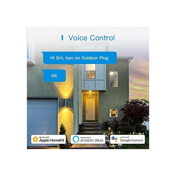 Meross Smart Plug Wi-Fi without energy monitor Apple HK