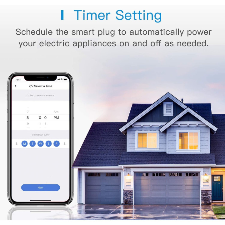 Meross Smart Plug Wi-Fi without energy monitor Apple HK