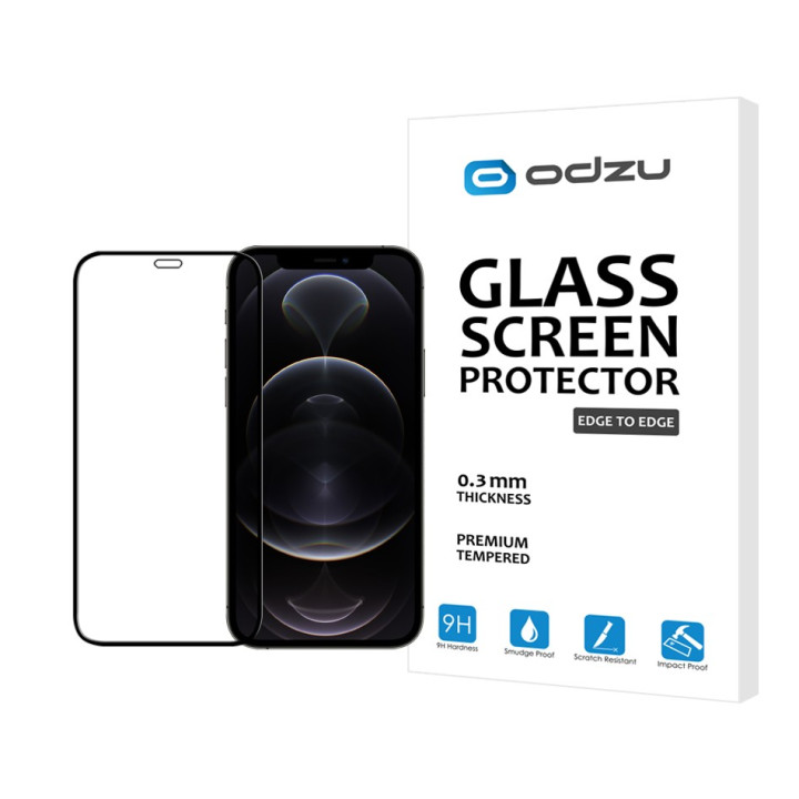 Odzu Glass Screen Protector iPhone E2E iPhone 12/Pro