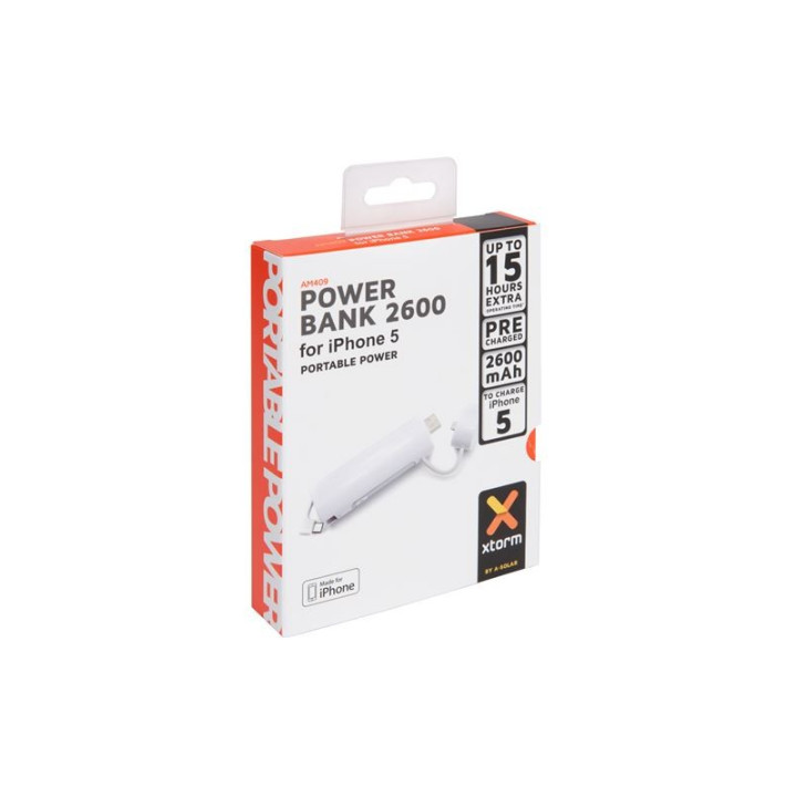 Xtorm Power Bank 2600 for iPhone 5