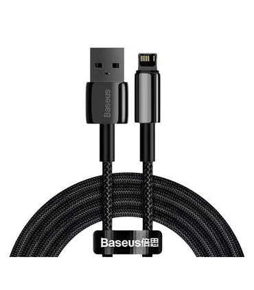 Baseus CALWJ-A01 Tungsten Gold Lightning 2.4A 2m Black