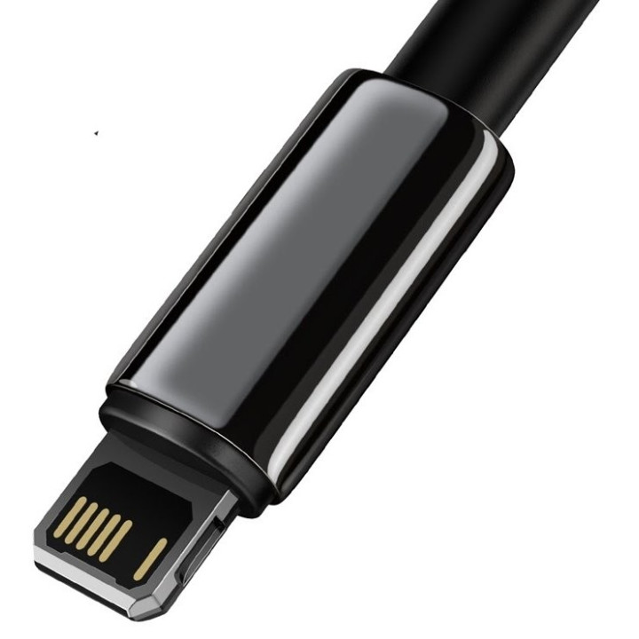 Baseus Tungsten Gold Lightning 2.4A 2m Black