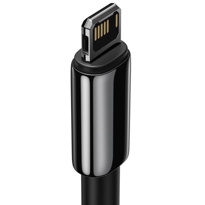 Baseus Tungsten Gold Lightning 2.4A 2m Black