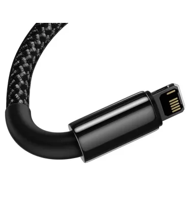 Baseus Tungsten Gold Lightning 2.4A 2m Black