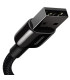 Baseus Tungsten Gold Lightning 2.4A 2m Black
