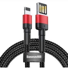 Baseus Cafule USB to Lightning Double Sided 2.4A 1m Red/Black