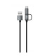 LAB.C USB-C & microUSB kabel 1,2 m