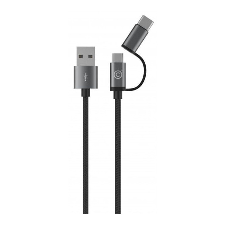 LAB.C USB-C & microUSB kabel 1,2 m