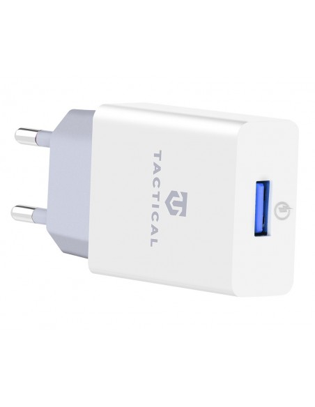 Tactical AR-30 USB-A QC 3.0 2,5A Cestovná Nabíjačka + Opletený Kábel pre iPhone