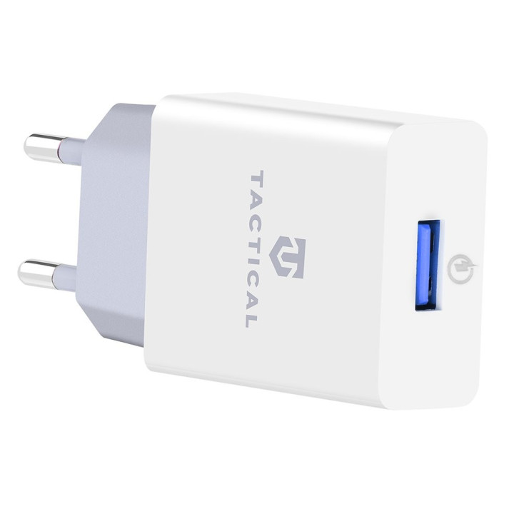 Tactical AR-30 USB-A QC 3.0 2,5A Cestovná Nabíjačka + Opletený Kábel pre iPhone