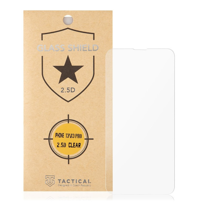 Tactical Glass Shield 2.5D sklo 0.15mm pre Apple iPhone 13/13 Pro Clear