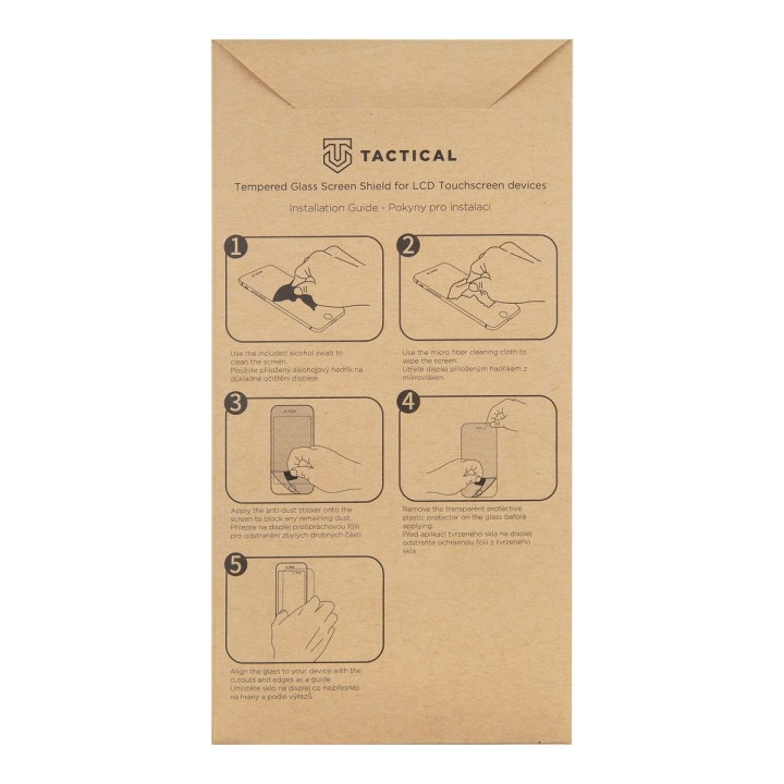 Tactical Glass Shield 5D sklo pro Apple iPhone 12/12 Pro Black