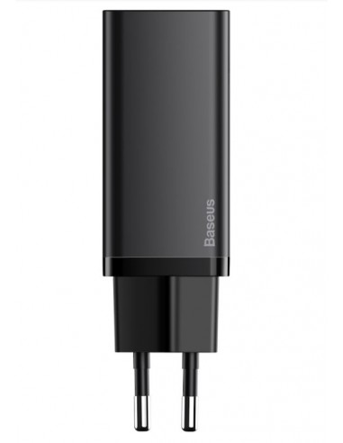 Baseus CCGAN2L-B01 GaN2 Lite Quick Nabíjačka USB + USB-C 65W Black