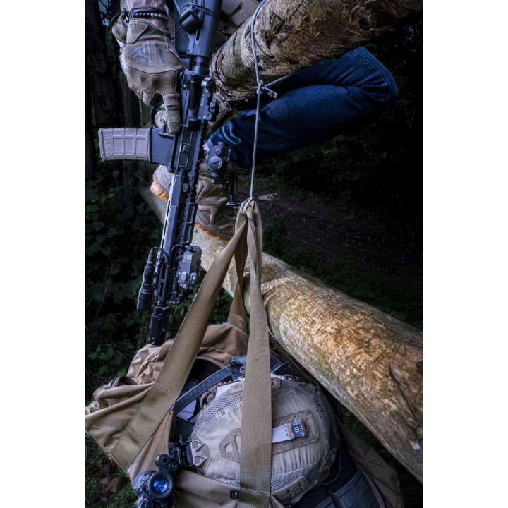 Tactical Fast Rope Aramid Cable USB-A/Lightning MFi 0.3m Grey