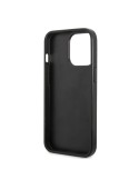 Guess PC/TPU Glitter Flakes Metal Logo Zadný Kryt pre iPhone 14 Pro Black