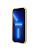 Guess Saffiano Double Card Zadný Kryt pre iPhone 13 Beige