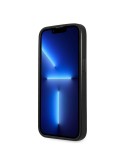 Guess Saffiano Double Card Zadný Kryt pre iPhone 13 Silver